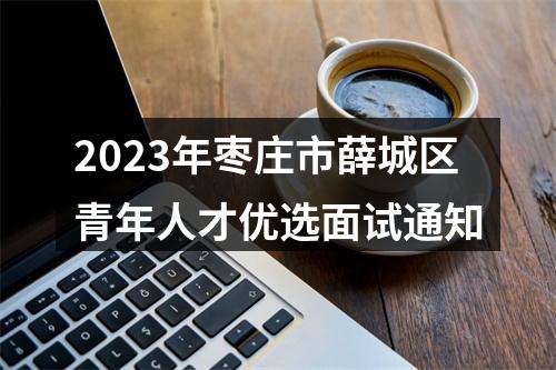 2023年枣庄市薛城区青年人才优选面试通知 图片